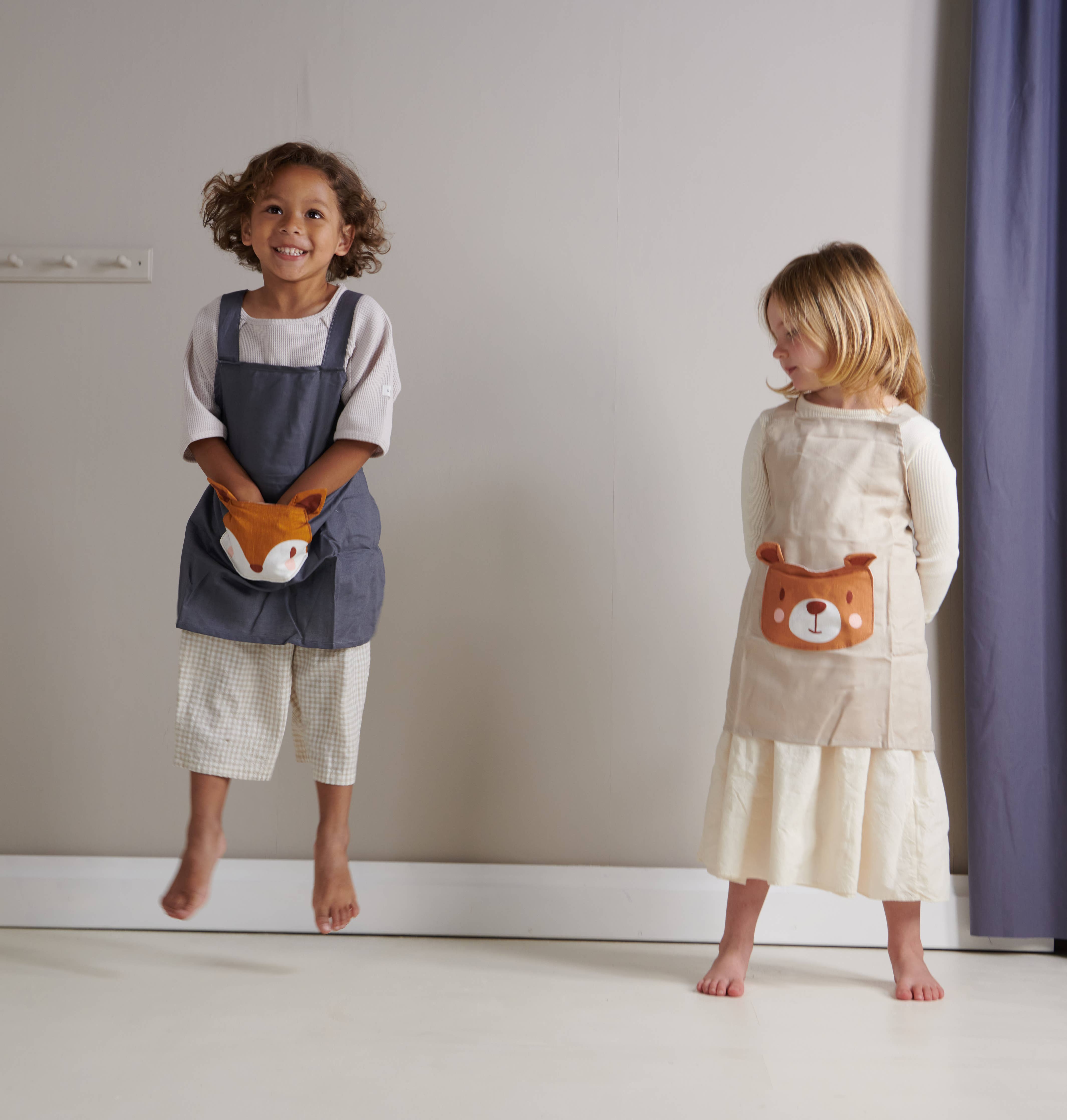 Fox Linen Apron