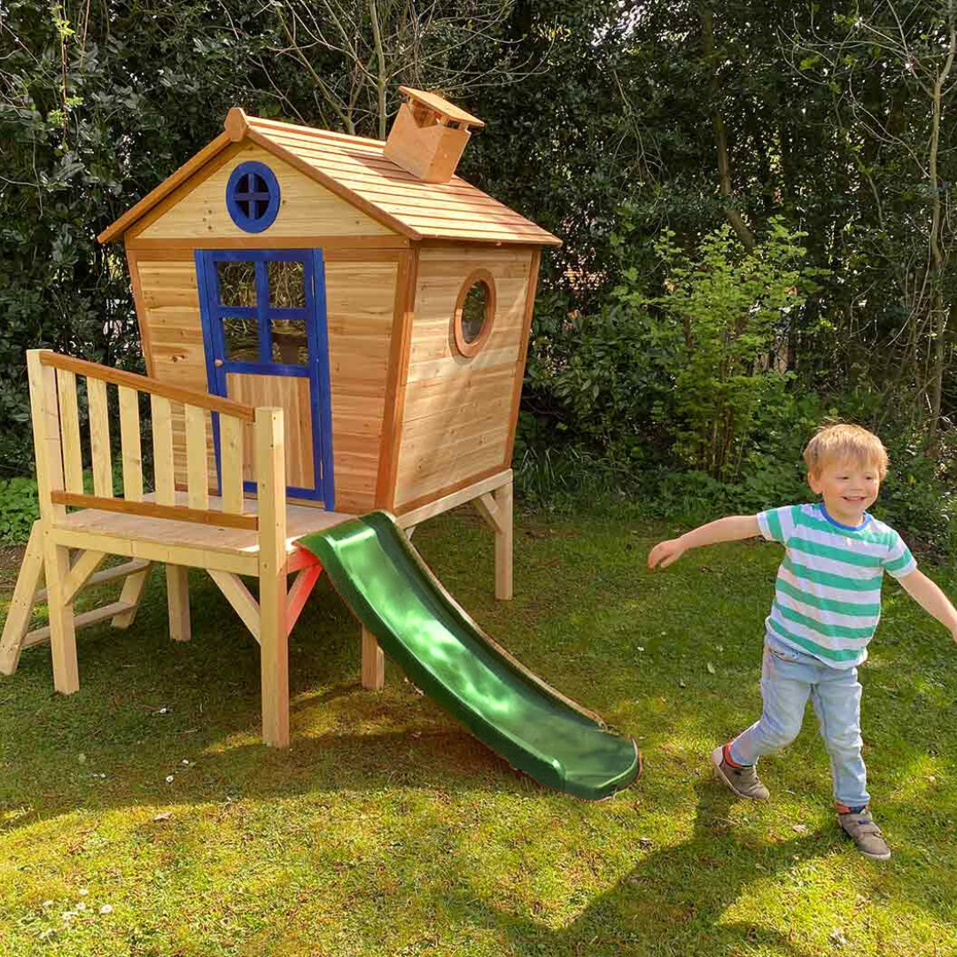 Redwood Tower Playhouse - with Slide and Ladder