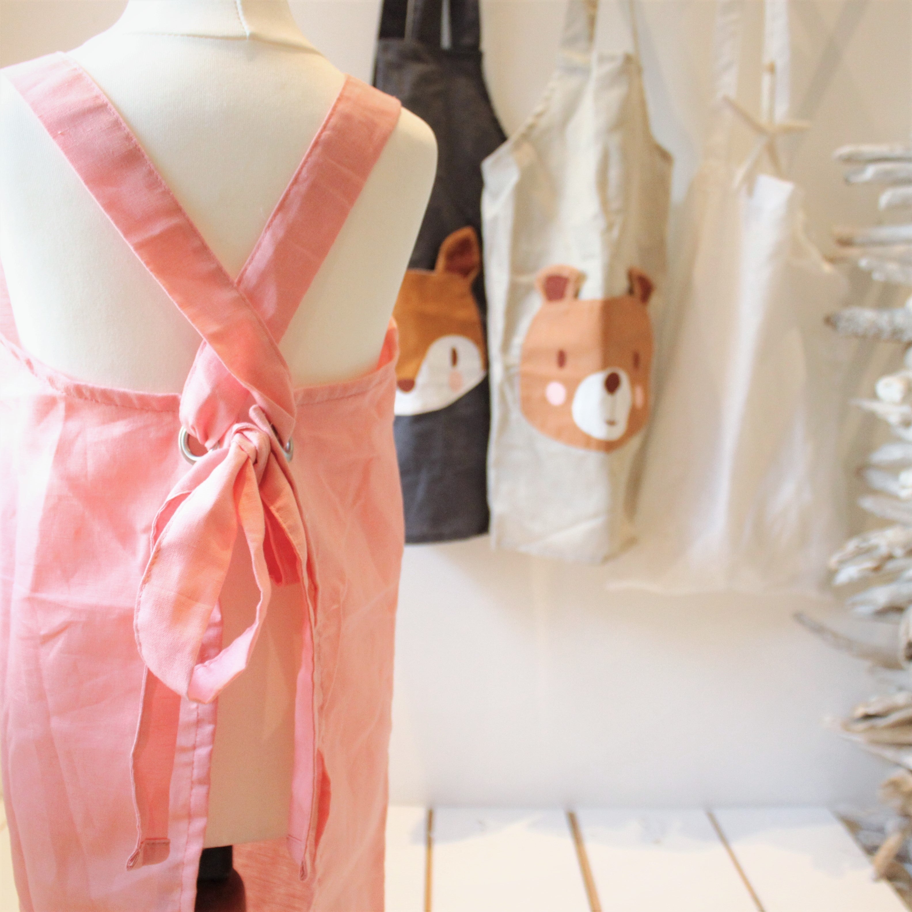 Fox Linen Apron