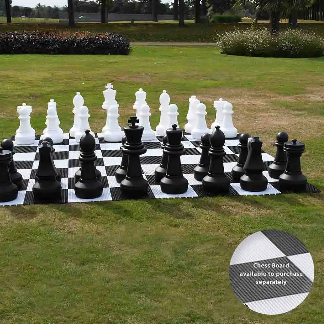 Giant Chess Pieces for Lawn Games - Weatherproof - 2 BOXES – Chess Set