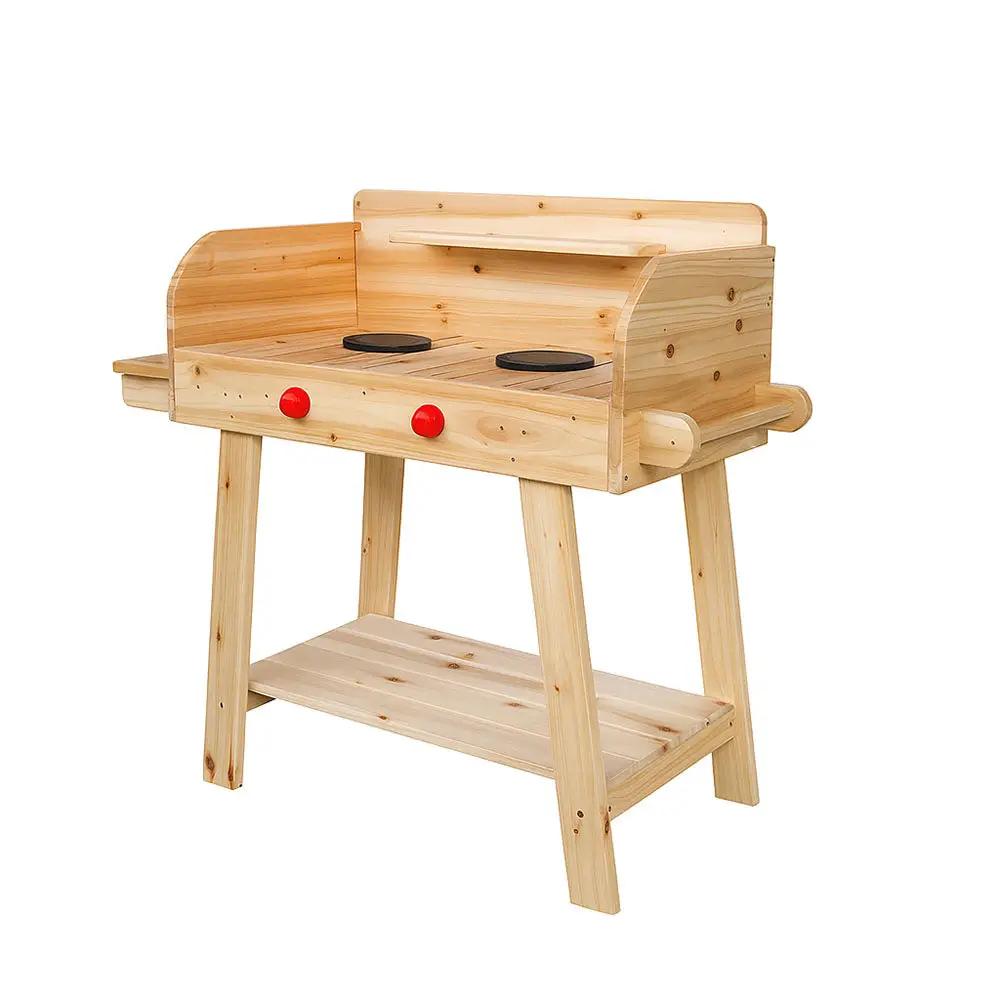 Children’s Outdoor Wooden BBQ Stand – Outdoor Role Play Toy
