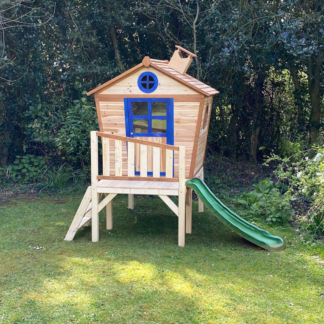 Redwood Tower Playhouse - with Slide and Ladder