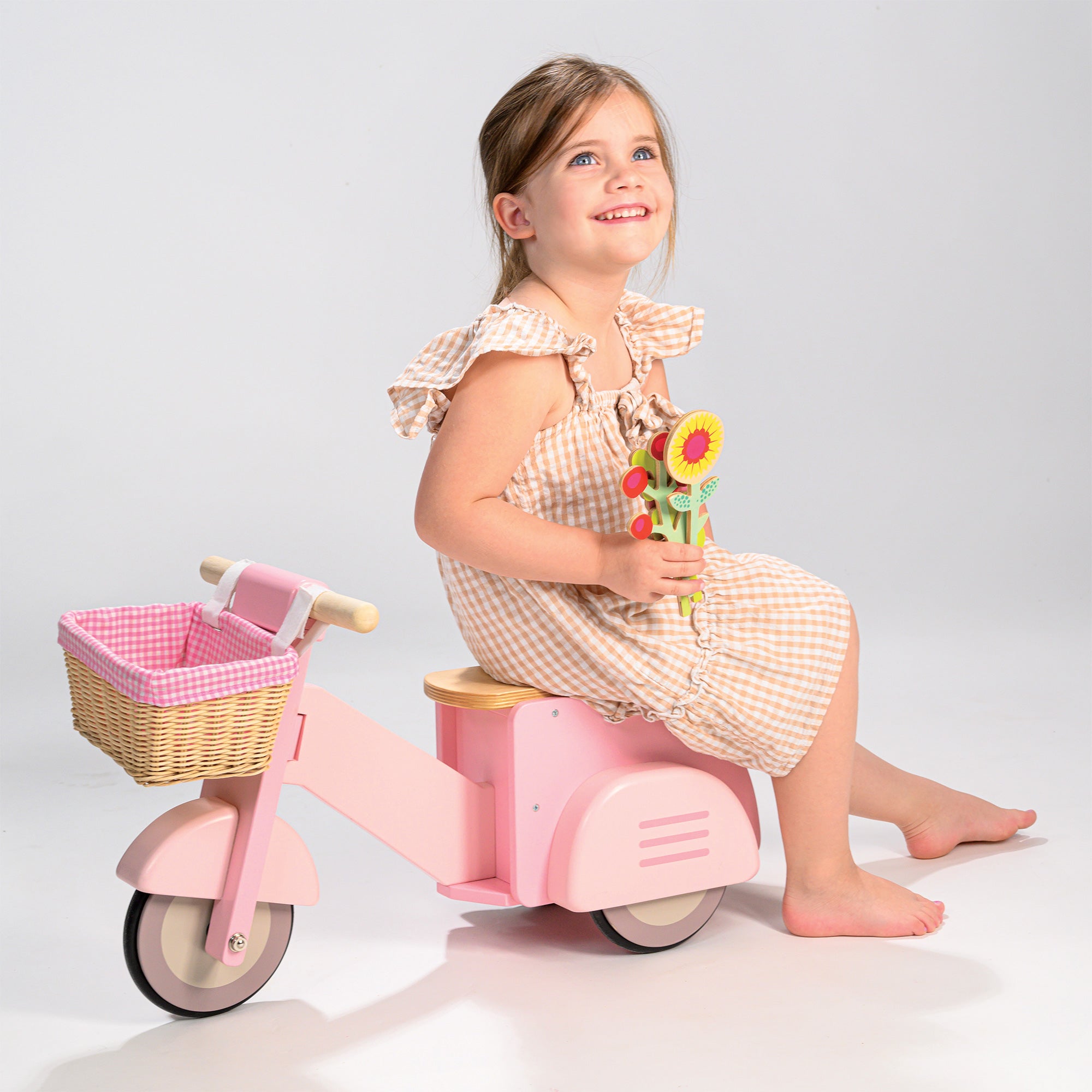 Scooter With Basket