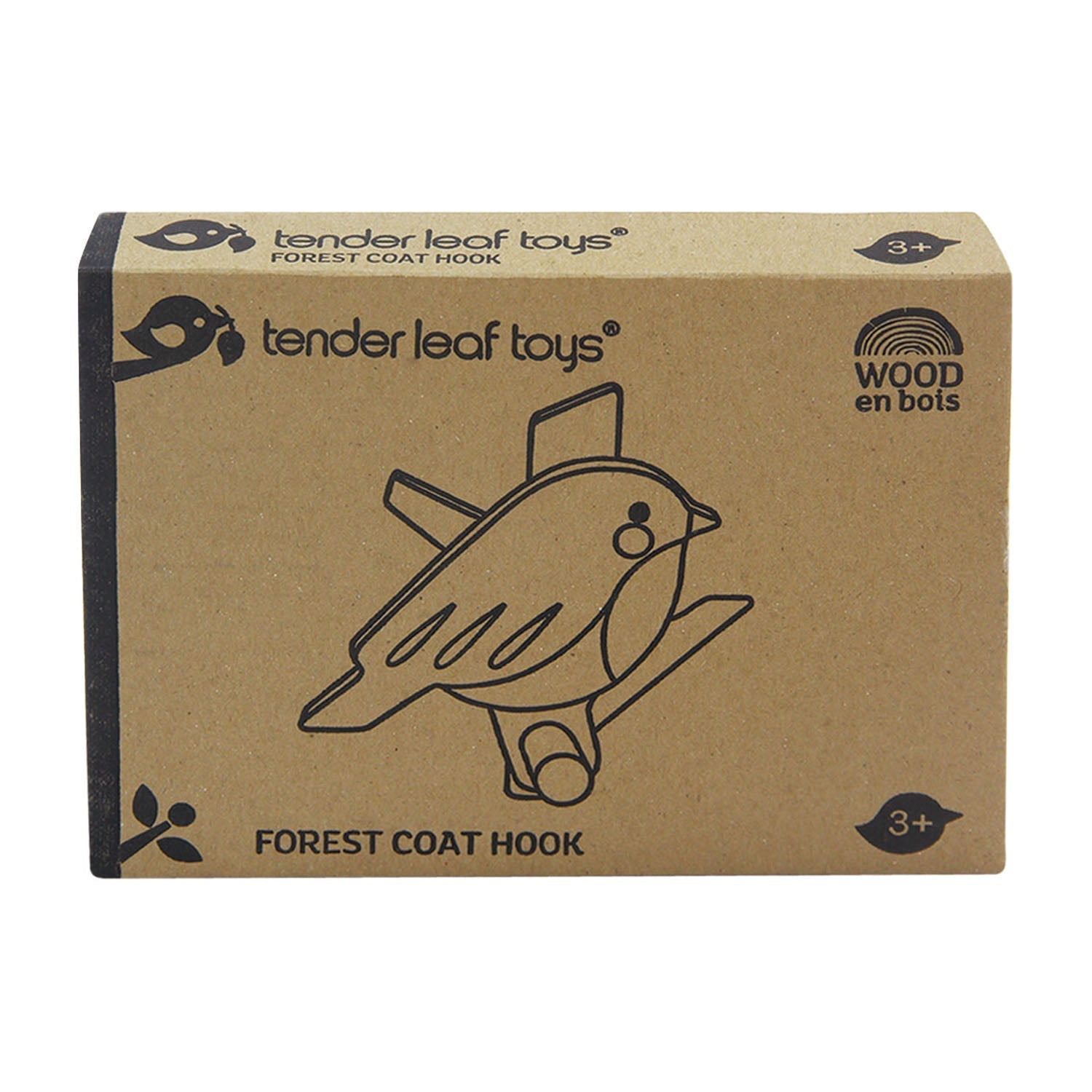 Forest Coat Hook (Robin)