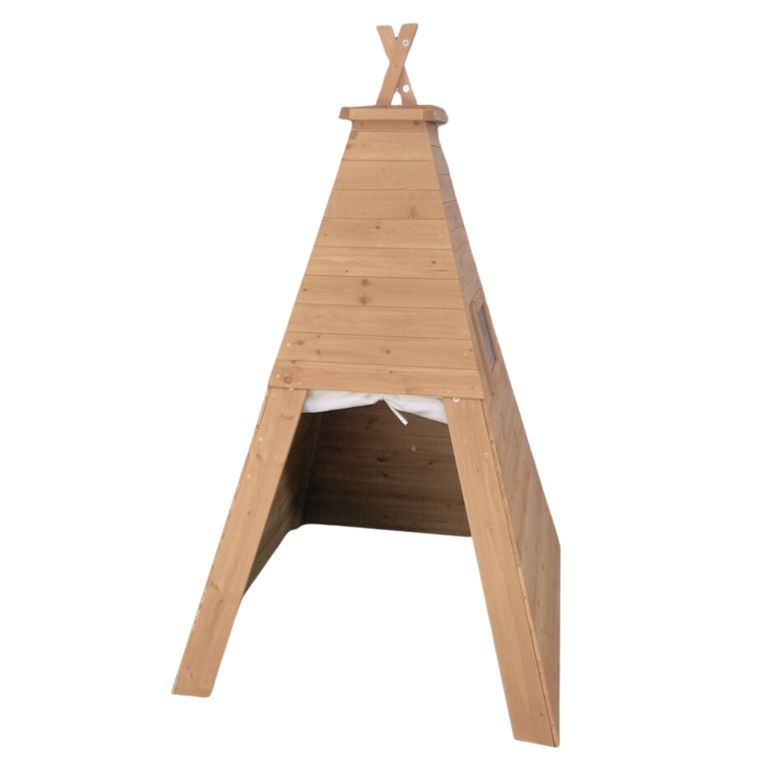 Wooden Teepee Playhouse Without Floor A Magical Hideaway - Indoor and Outdoor Play