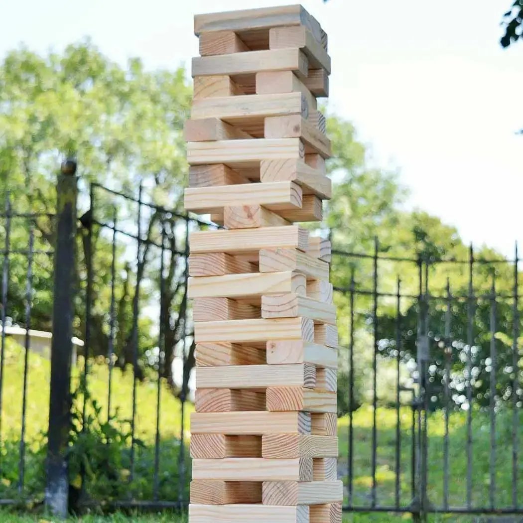 Jumbo Hi-Tower – Giant Garden Stacking Game