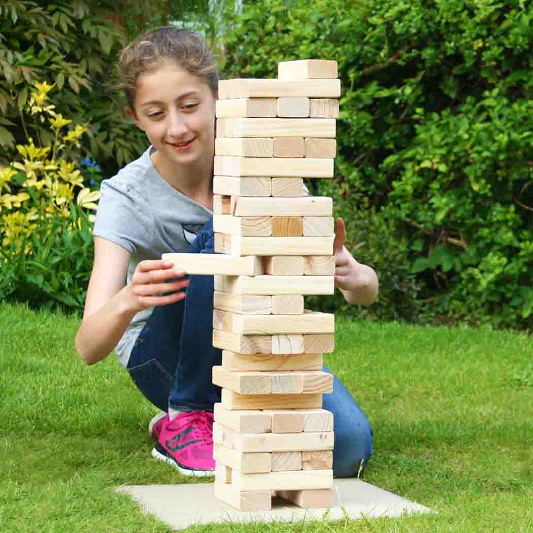 Jumbo Hi-Tower – Giant Garden Stacking Game