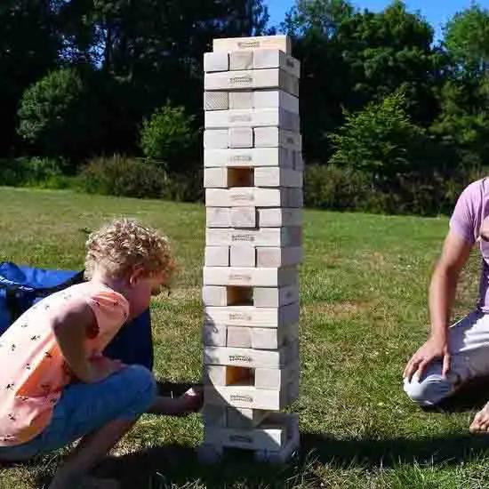 Mega Hi-Tower In A Bag – Giant Garden Stacking Game