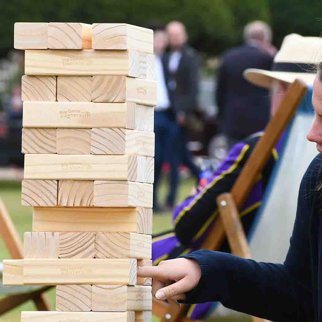 Mega Hi-Tower In A Bag – Giant Garden Stacking Game